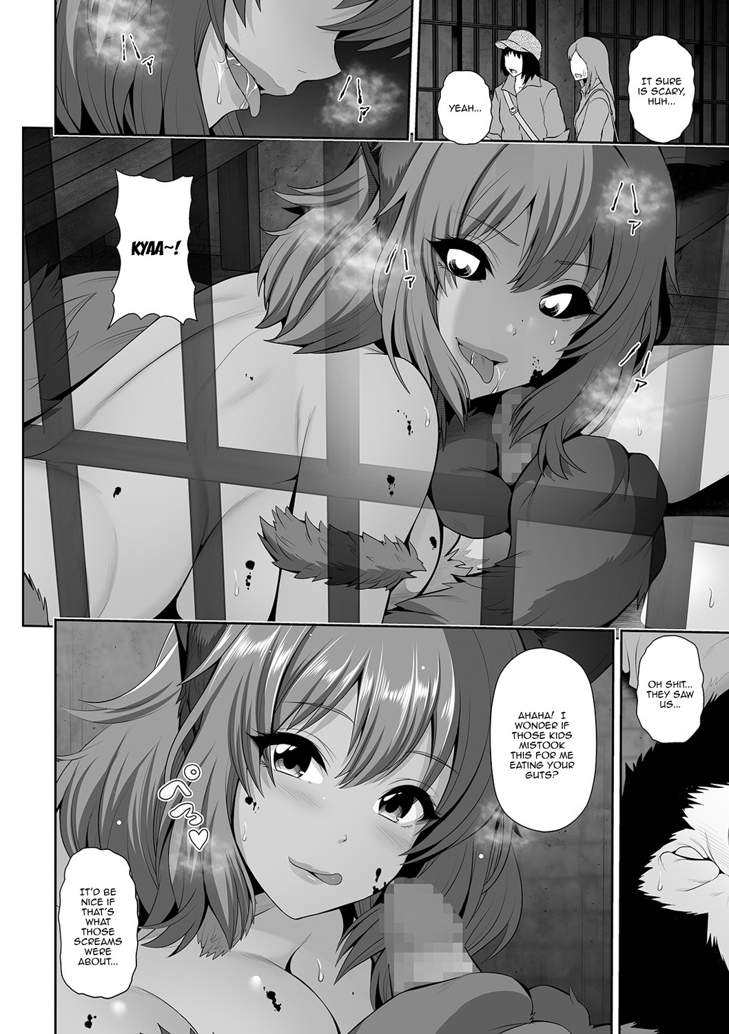 Hentai Manga Comic-Dark Skinned Gal-chan And The Haunted Lab-Read-10